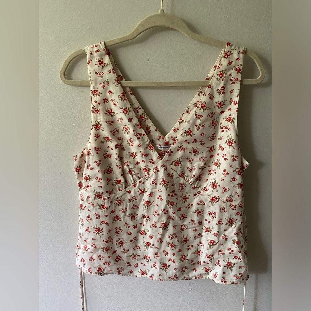 Reformation Meg Tank Floral Print - Medium
